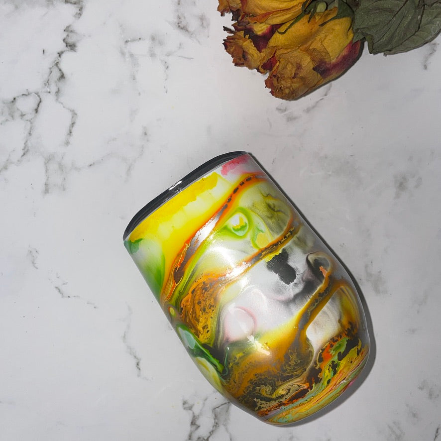 Yellow & Green 12oz. Tumbler