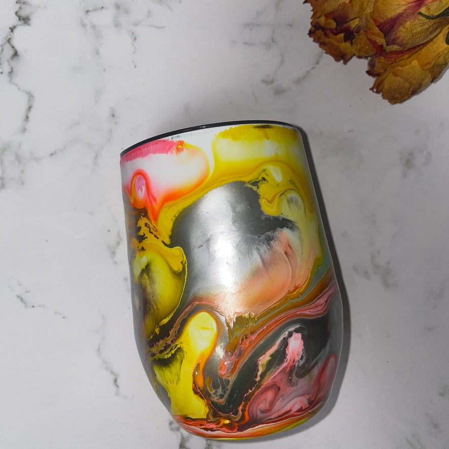 Yellow & Green 12oz. Tumbler