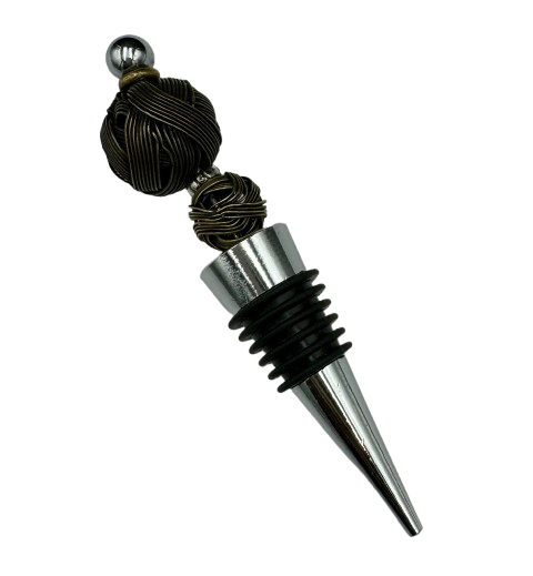 Double Brass Wine Stopper