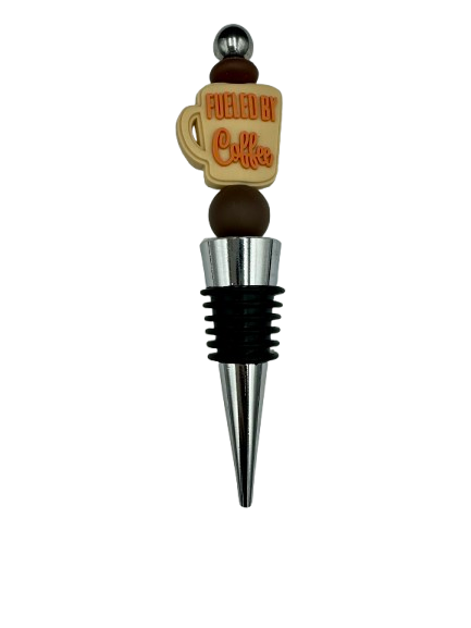 Fueled By Coffee Wine Stopper