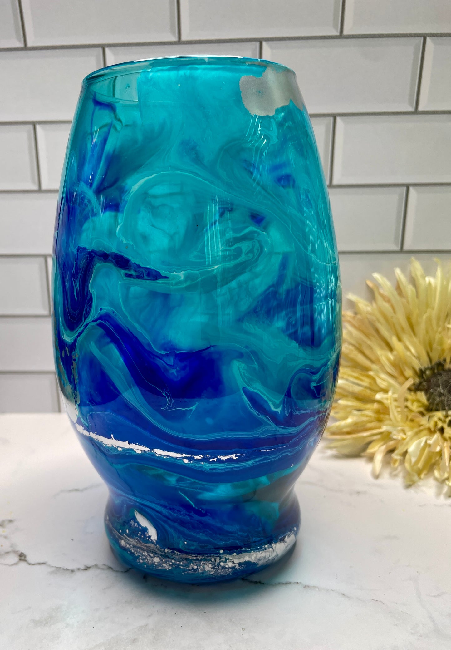 Blue & Teal Vase