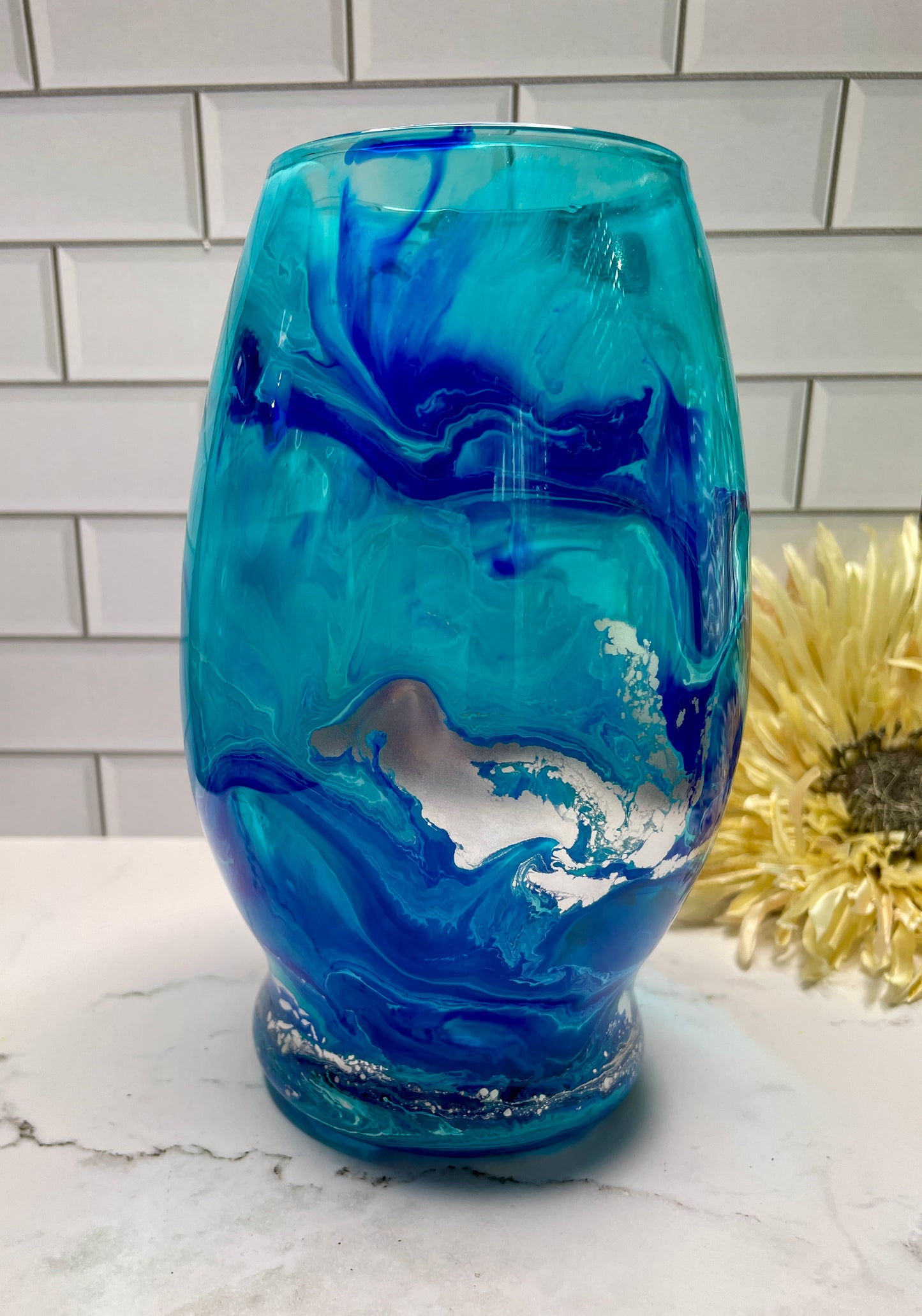 Blue & Teal Vase