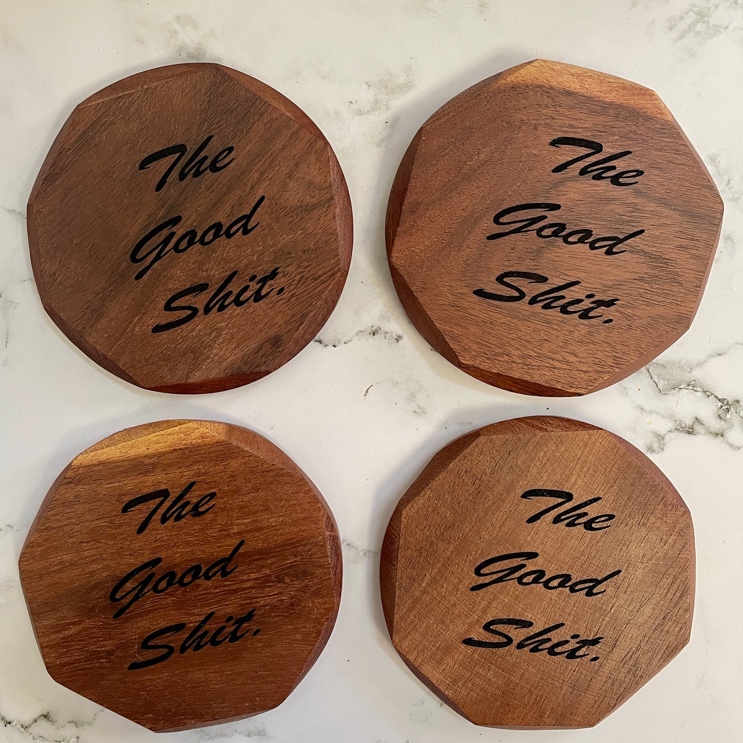The Good Shit 4 pcs. Coaster Set