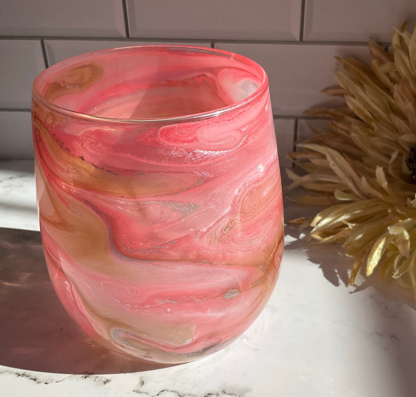 Enchanted Stemless Wine Glass