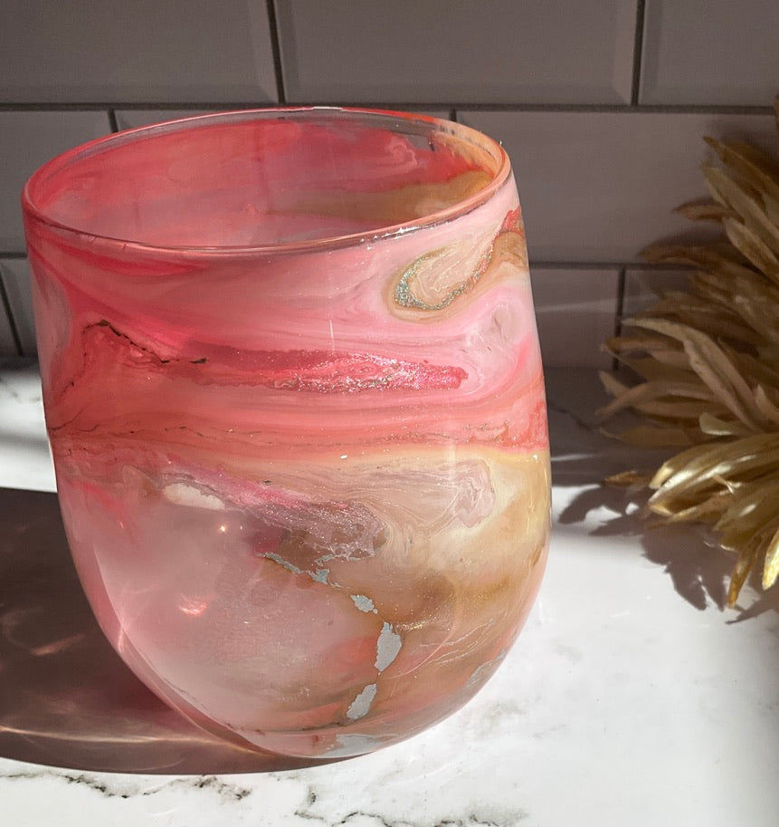 Enchanted Stemless Wine Glass
