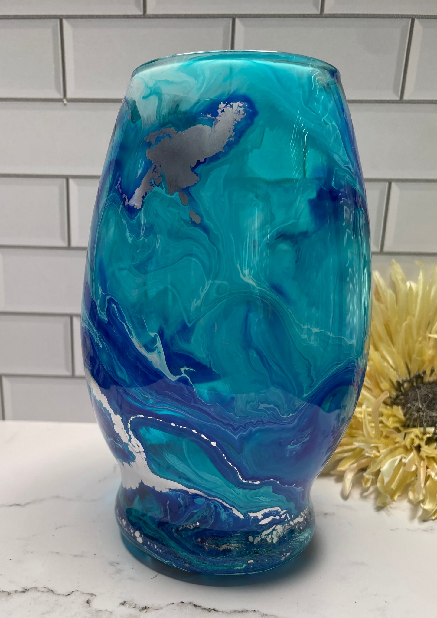 Blue & Teal Vase