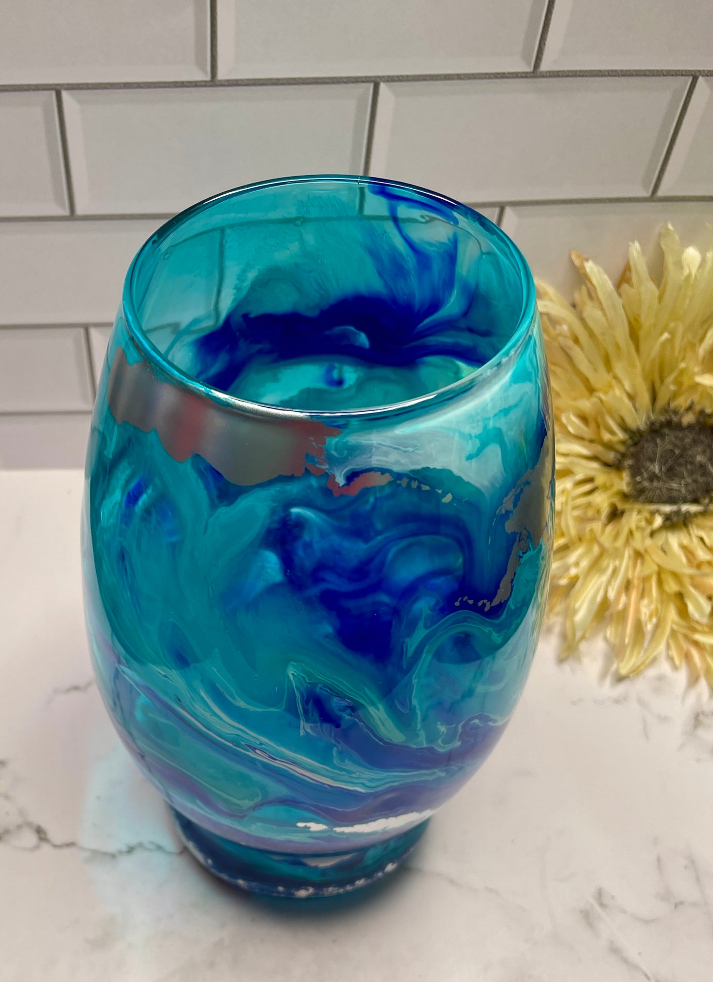 Blue & Teal Vase