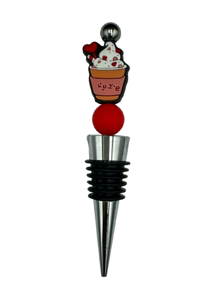 Ice Cream Love Wine Stopper